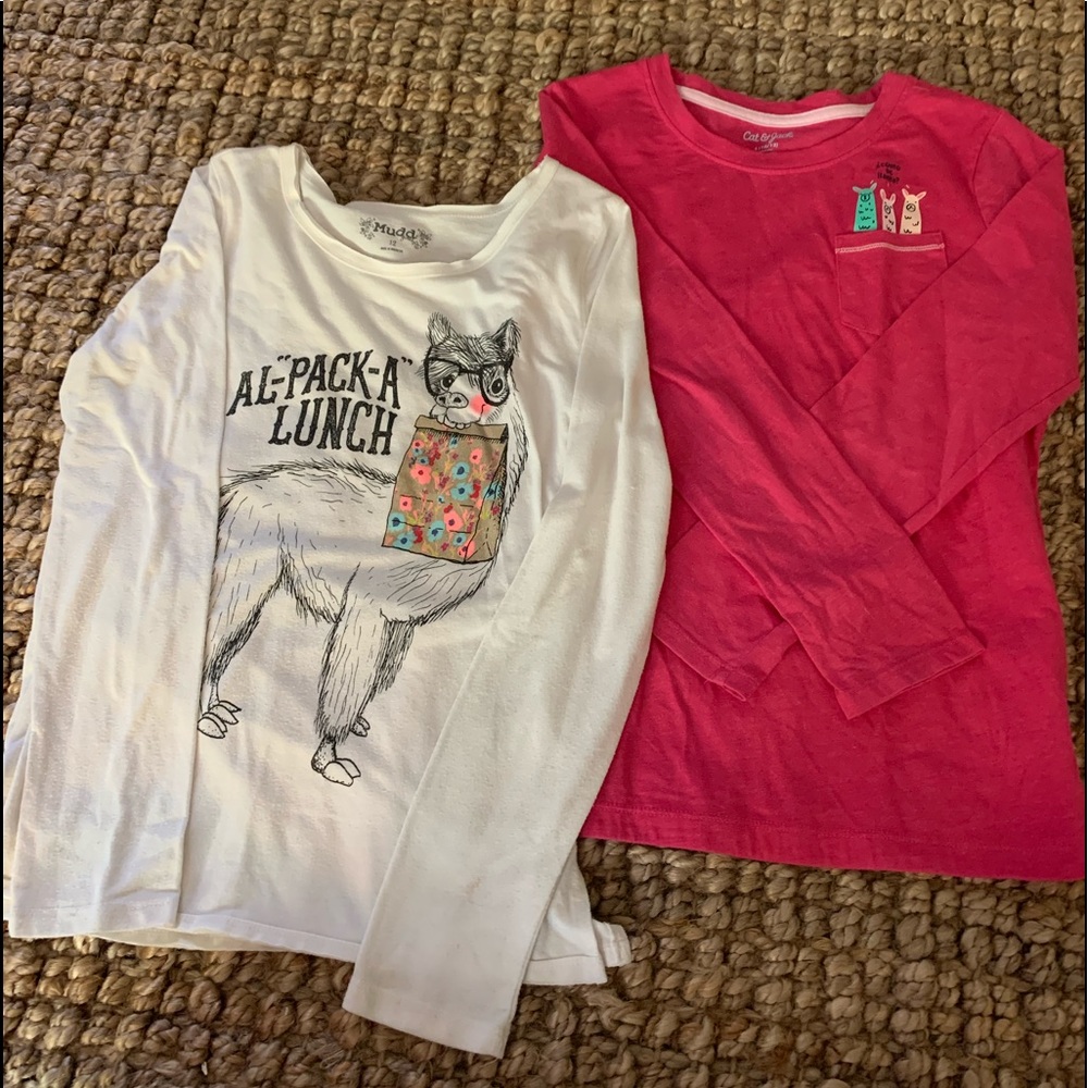 Girls Llama T-Shirts